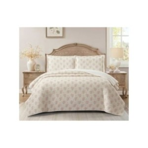 Roseto Multi (ivory/rose) Bedspread