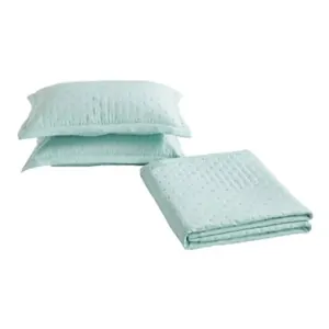 Fabric: 100% prewashed microfiber, AQUA BEDCOVER BY LIOLIOS HOME GREECE