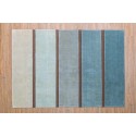 carpet offer in Greece with color: wide stripes beige, light blue, gray, blue