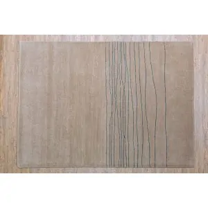 carpet offer in Greece with color: beige with blue discreet waters