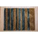 LAST ITEM OFFER HANDMADE RUG MAKIS TSELIOS Artificial silk brown and blue