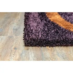 dark purple ARTIFICIAL SILK RUG offer