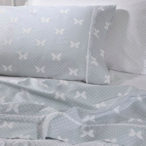 SET KIDS SHEETS BUTTERDOT GREY