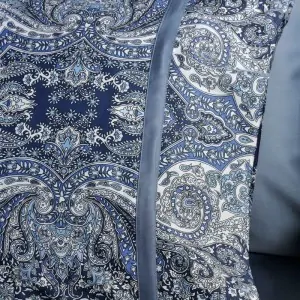 DOWN TOWN COTTON SATIN SHEET Blue raf