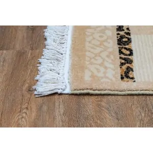 BELGIAN WOOL RUG BY DA VINCI LEOPARD SQUARE