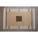 BELGIAN WOOL RUG BY DA VINCI LEOPARD SQUARE