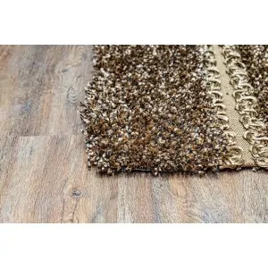 HANDMADE INDIAN ARTIFICIAL SILK RUG 1