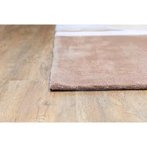 MODERN BOHO CARPET OFFER camel with asymmetrical roots beige, white, yellow, burgundy and a large beige flower