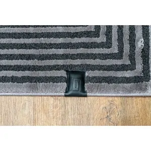 RUG FONTAIN AMETHYST GUY LAROCHE GREY PATTERN
