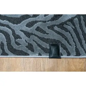 RUG SPIRIT CARBON GUY LAROCHE GREY PATTERN