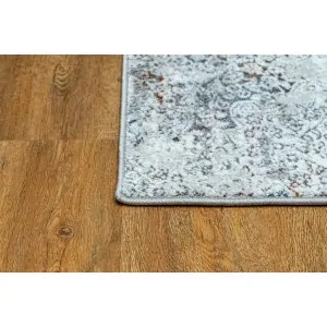 RUG ECO NEVA GREY BLUE MODERN ETHNIC