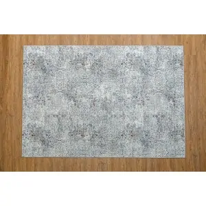 Color: gray beige white with ethnic distinctive pattern with blue and red accents