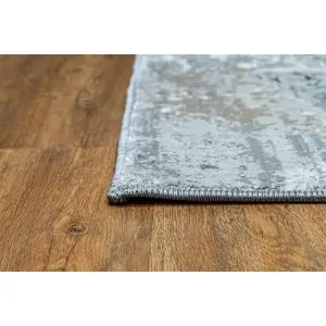 RUG ECO NEVA GREY BEIGE ABSTRACT TRIANGLES