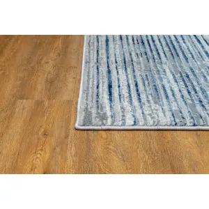 RUG ECO THEMA GREY BLUE ASYMMETRICAL STRIPES colore colori greece