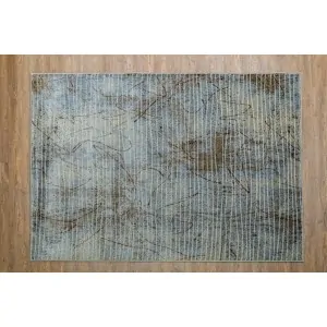 discount carpet color  beige gray with white stripes and vintage touches of blue and copper