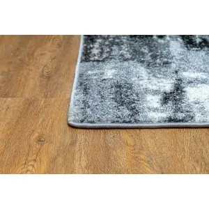 CARPET ECO CHICAGO DARK GREY ABSTRACT COLORS  160X230cm