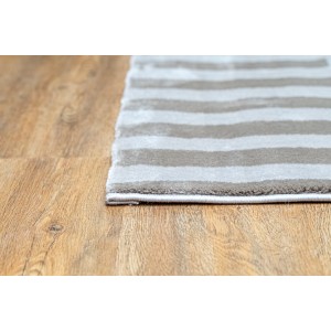 the corner of the kids rug with stripes beige-brown in lefko shop Korinthos, Peloponnisos
