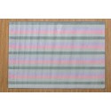 RUG KIDS ROOM PINK GREY STRIPES