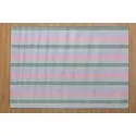 RUG KIDS ROOM PINK GREY STRIPES