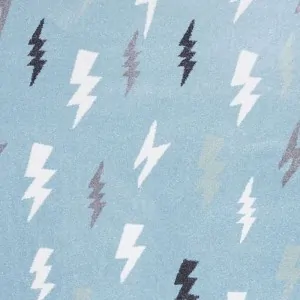 SHAGGY DIAMOND KIDS BABY ROOM RUG LIGHTNINGS