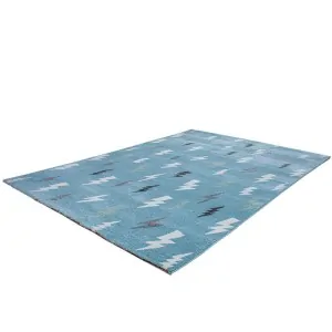 SHAGGY DIAMOND KIDS BABY ROOM RUG LIGHTNINGS