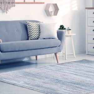 NEVA CARPET BLUE GREY BOHO 8531/410