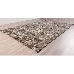 CARPET MODERN THEMA BEIGE BROWN 3575/958