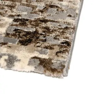 CARPET MODERN THEMA BEIGE BROWN 3575/958