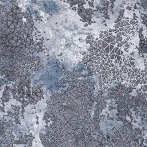 CARPET MODERN OSTIA GREY BLUE 7015/953