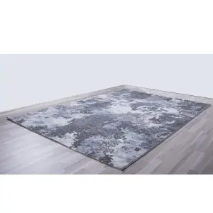 κάτοψη χαλιού Ostia της Colore Colori σε γκρι  τόνους