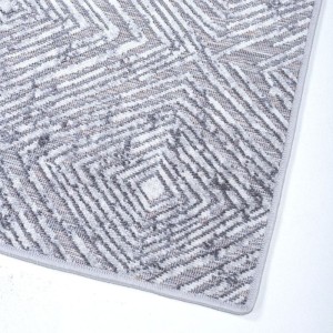 CARPET 4 SEASONS MAMBO GREY BEIGE RHOMBUSES