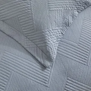 DIVERSO GREY bedcover in lefko shop korinthos