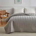 BEDSPREAD TESSUTO GREY liolios home greece