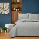 BEDSPREAD LUGANO GREY
