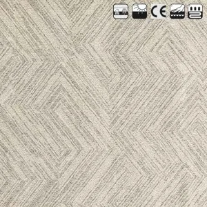 geometric beige carpet design custom size