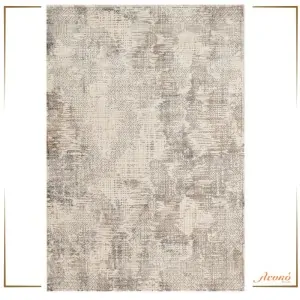 The embossed Palma carpets of New Plan in beige, ecru tones