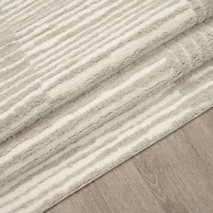 CARPET BELLINI BEIGE ABSTRACT LINEAR 60002B