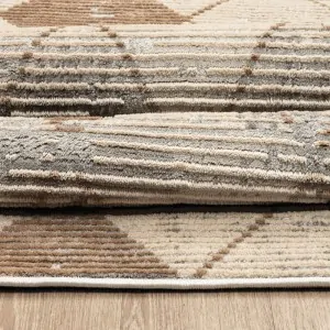 Color: Beige, grey, brown, Quality: Machine made new plan rug in greece