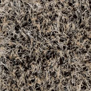 The shaggy texture of NS's Prisma espresso carpet, from the linen and rugs store in greece, Lefko