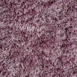 The shaggy texture of NS's Prisma violet, from the linen and carpet store in greece, Lefko