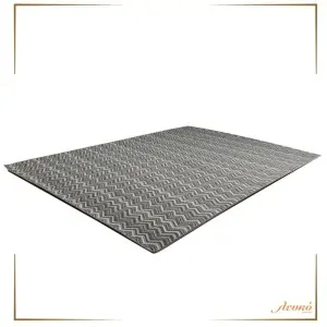 πλαινή εικόνα χαλιού 4 εποχών Breeze Colore Colori σε μπεζ χρώμα και διακριτικές γεωμετρίες