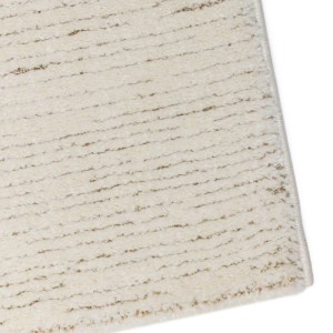 CARPET DELUXE WHITE RELIEF DESIGN STRIPES 671