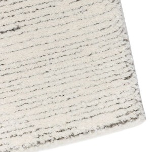 CARPET DELUXE WHITE GREY STRIPES RELIEF DESIGN 696