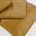 brown sheet set with pillowcases down town cotton satin from the linen store in Greece Lefko
