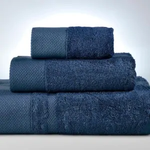 BLUE 70% Bamboo and 30% Cotton. The New Rosa series of the Greek company Down Town BATH TOWELS  loutraki