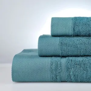 SET BATH TOWELS NEW ROSA PETROL 61-1019