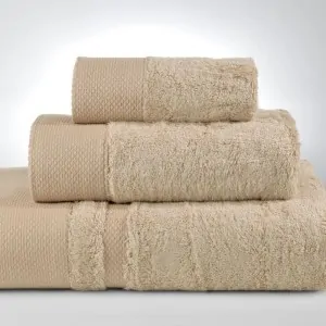 DOWN TOWN HOME BAMBOO COTTON BEIGE bath towels kalamata