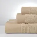 SET BATH TOWELS NEW ROSA BEIGE 61-1022