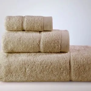 bath towels JOANNE DARK LIGHT BROWN 61-0982 BY DOWN TOWN HOME Aigio