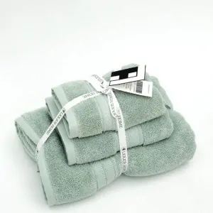 SET BATH TOWELS mint COLOR LIOLIOS HOME GREECE IN KORINTHIA